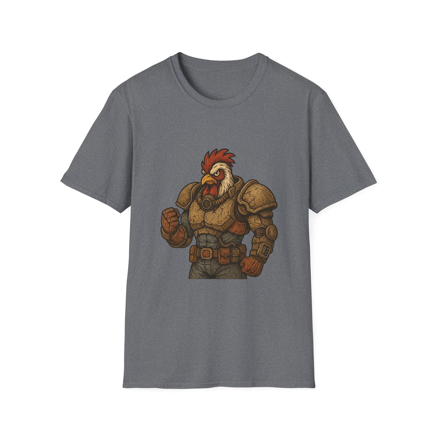 Rooster Softstyle T-Shirt - The Fallout Rooster Design
