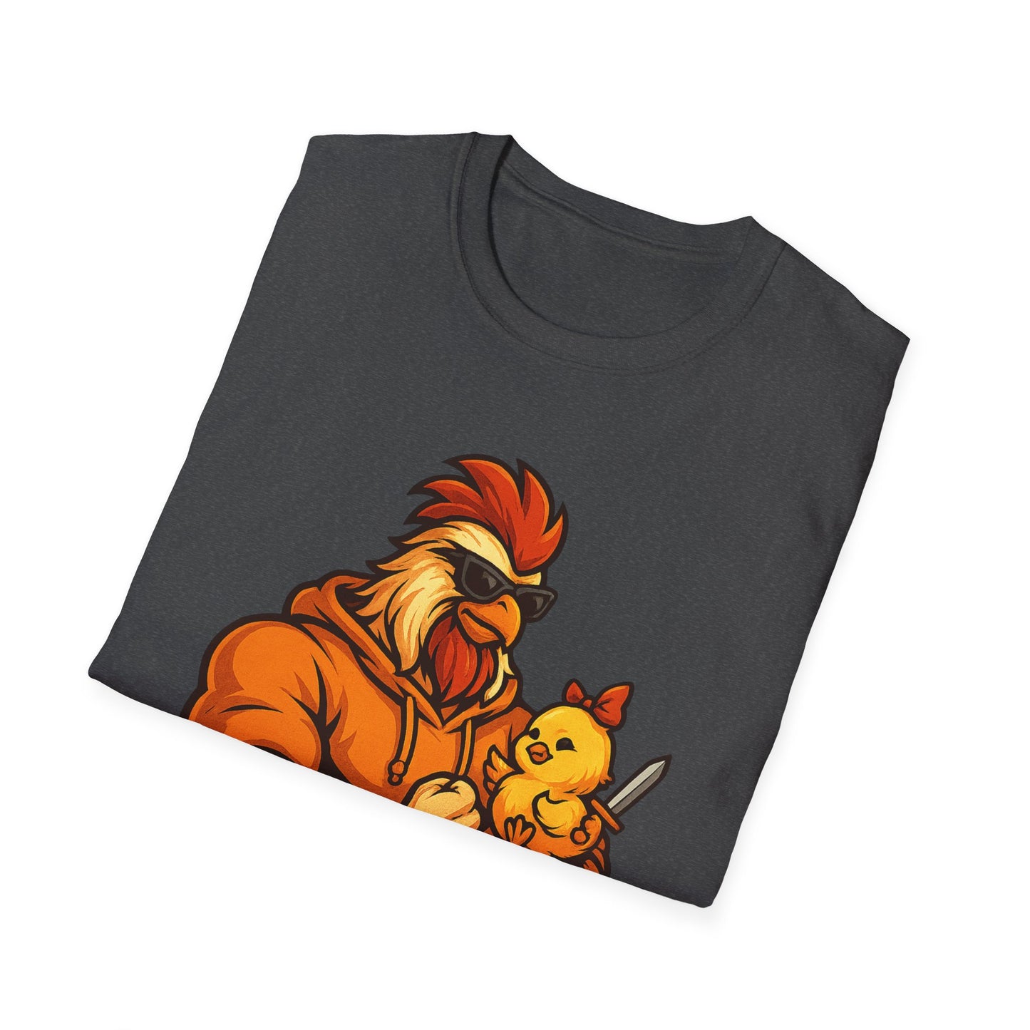 T-Shirt - The Girl Daddy Rooster Daddy Gallo with his little chick