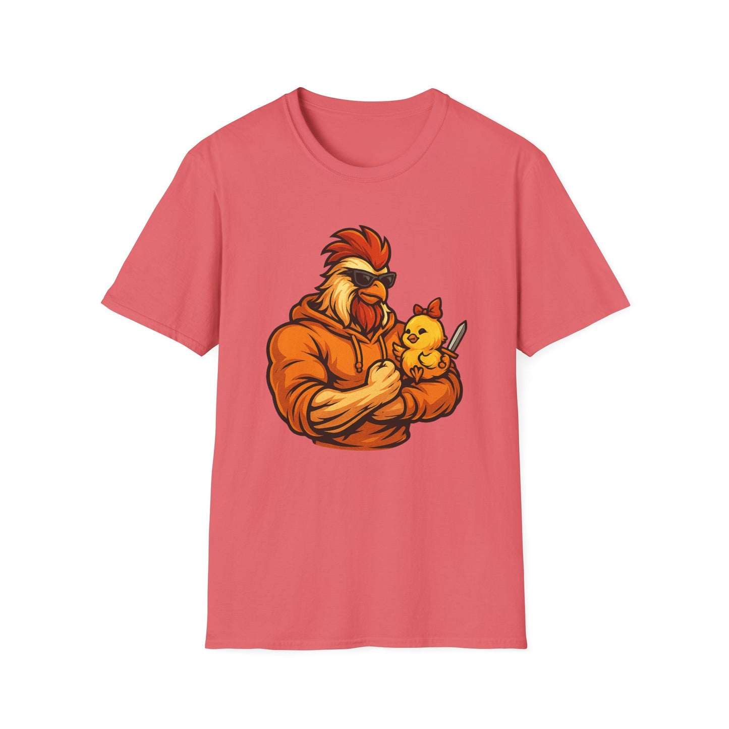T-Shirt - The Girl Daddy Rooster Daddy Gallo with his little chick