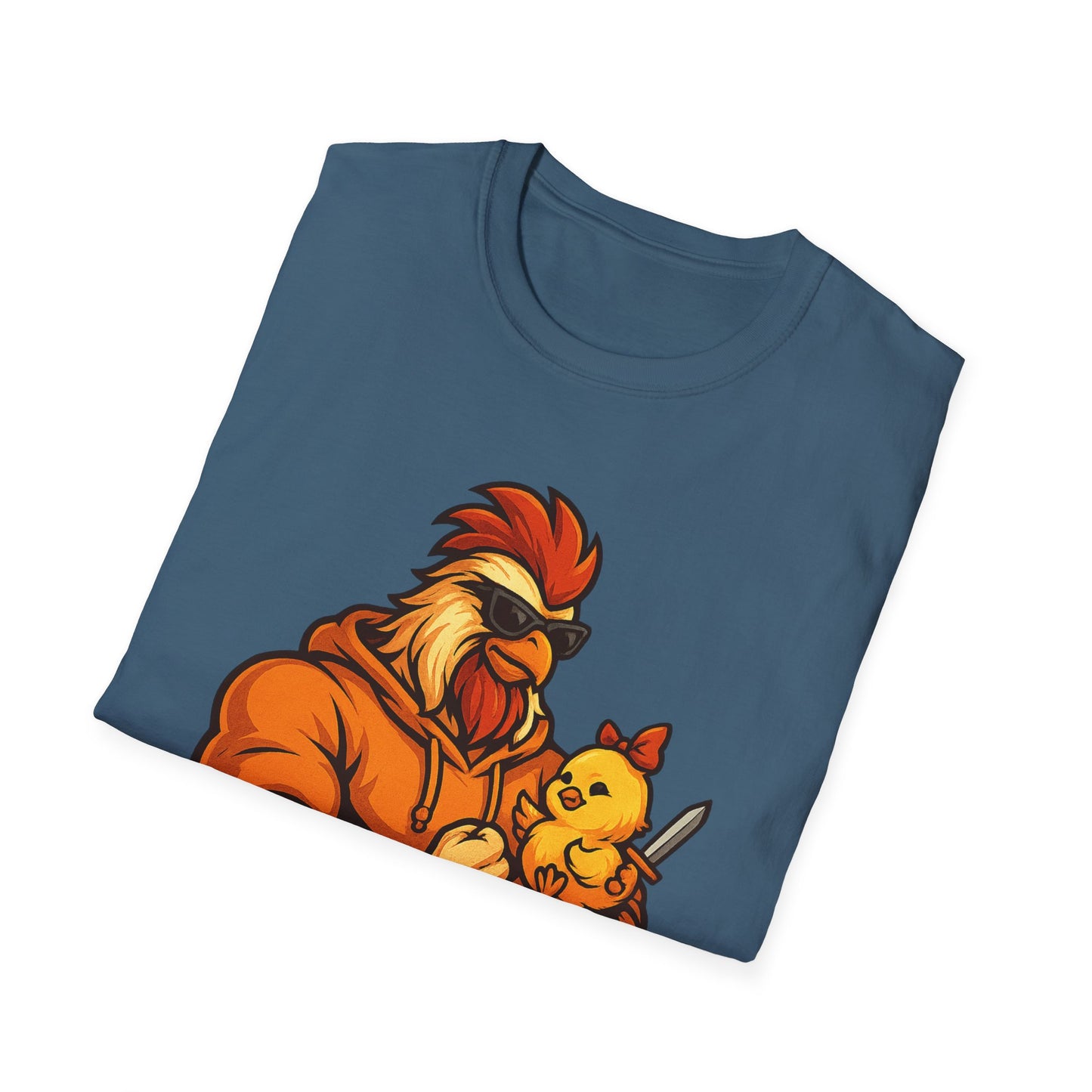 T-Shirt - The Girl Daddy Rooster Daddy Gallo with his little chick