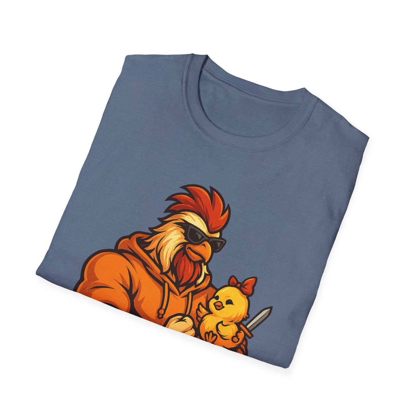 T-Shirt - The Girl Daddy Rooster Daddy Gallo with his little chick