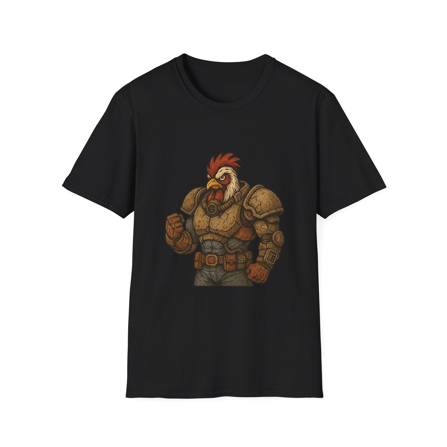 Rooster Softstyle T-Shirt - The Fallout Rooster Design