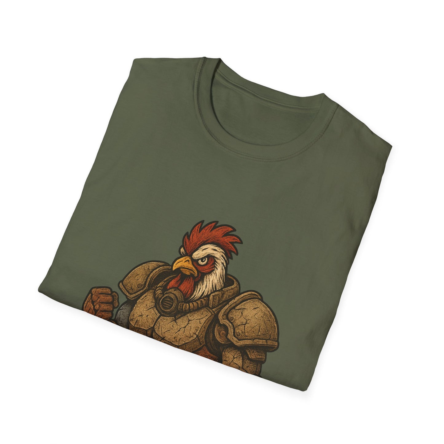 Rooster Softstyle T-Shirt - The Fallout Rooster Design