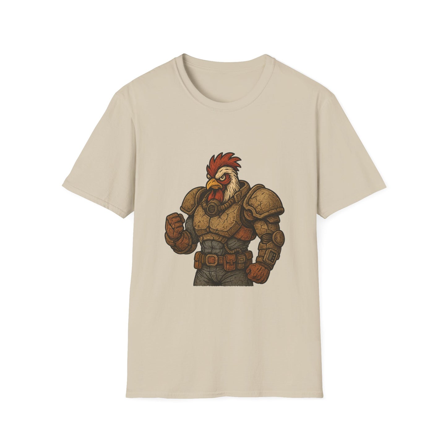 Rooster Softstyle T-Shirt - The Fallout Rooster Design
