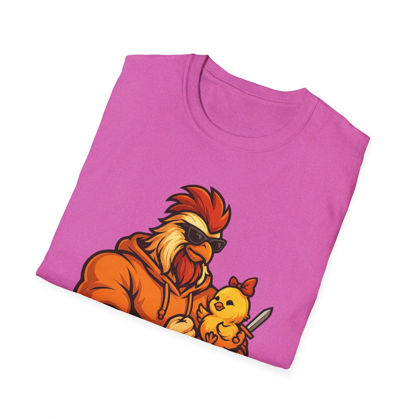 T-Shirt - The Girl Daddy Rooster Daddy Gallo with his little chick