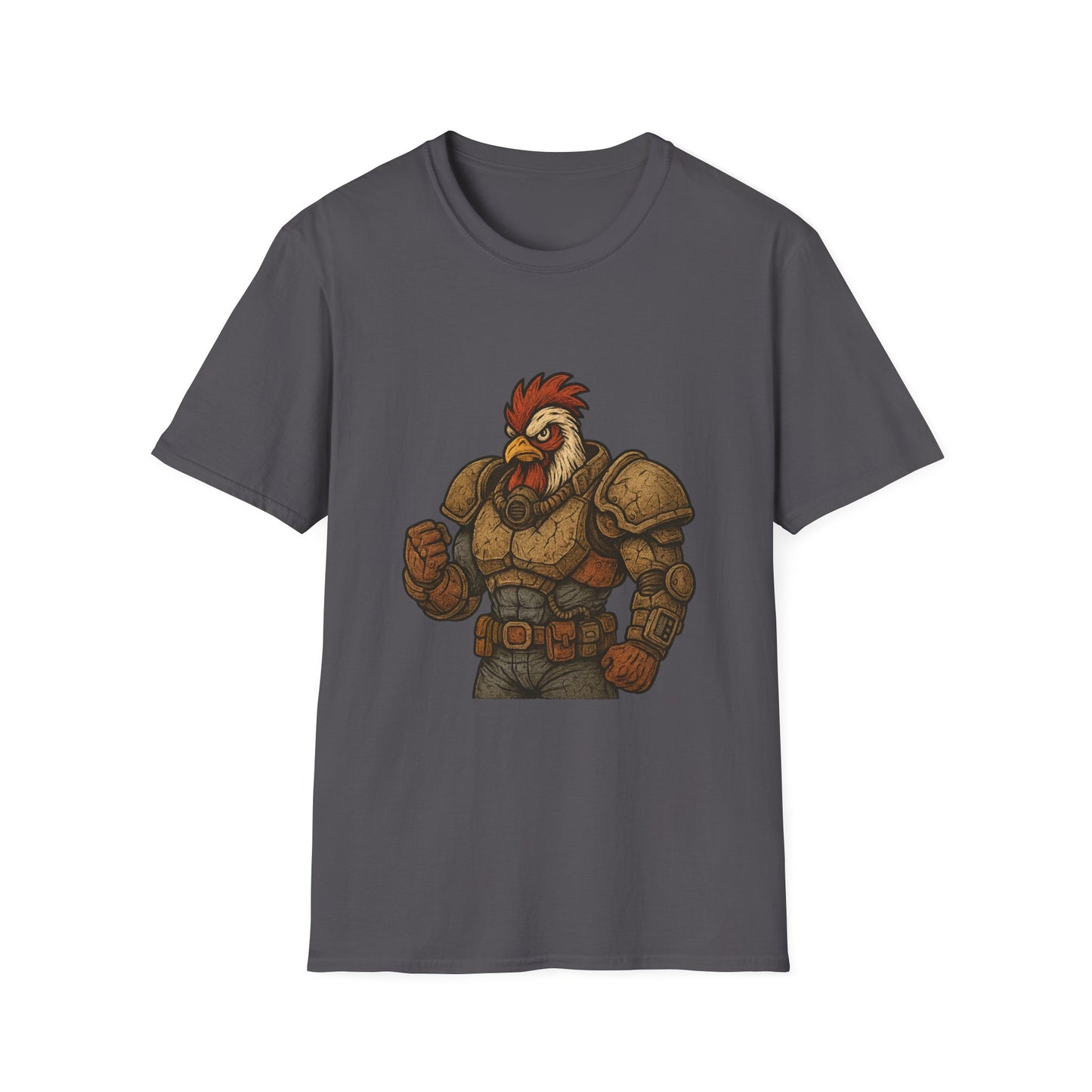 Rooster Softstyle T-Shirt - The Fallout Rooster Design