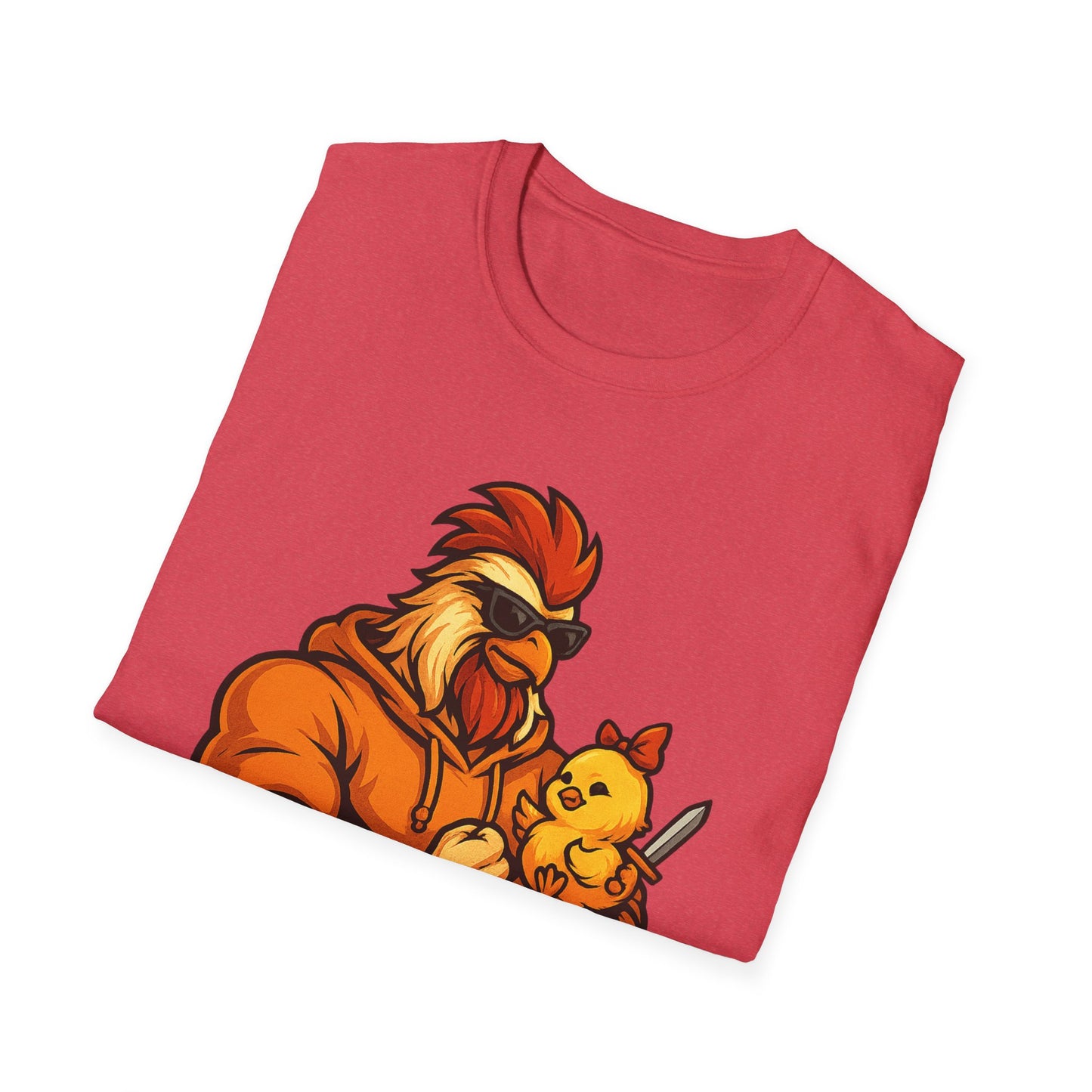 T-Shirt - The Girl Daddy Rooster Daddy Gallo with his little chick