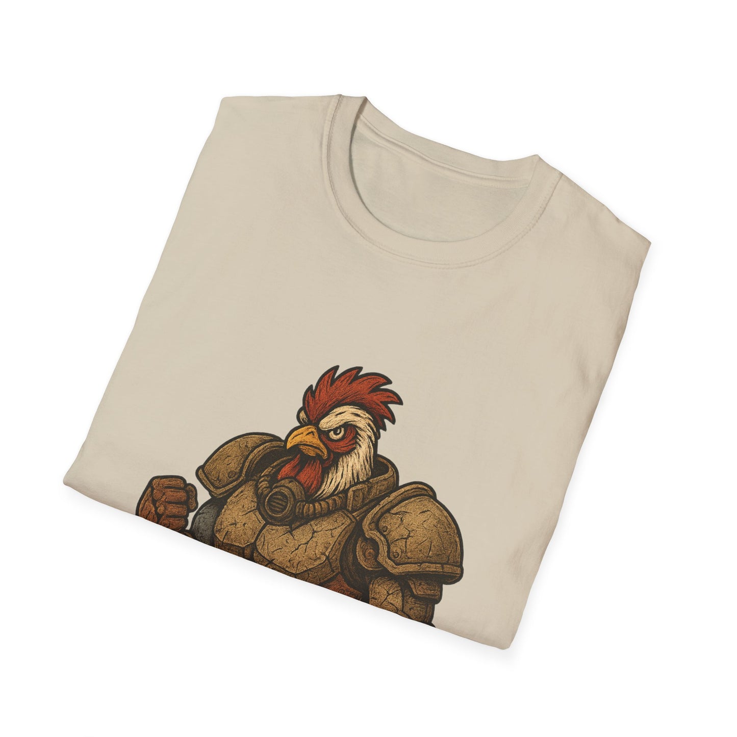 Rooster Softstyle T-Shirt - The Fallout Rooster Design