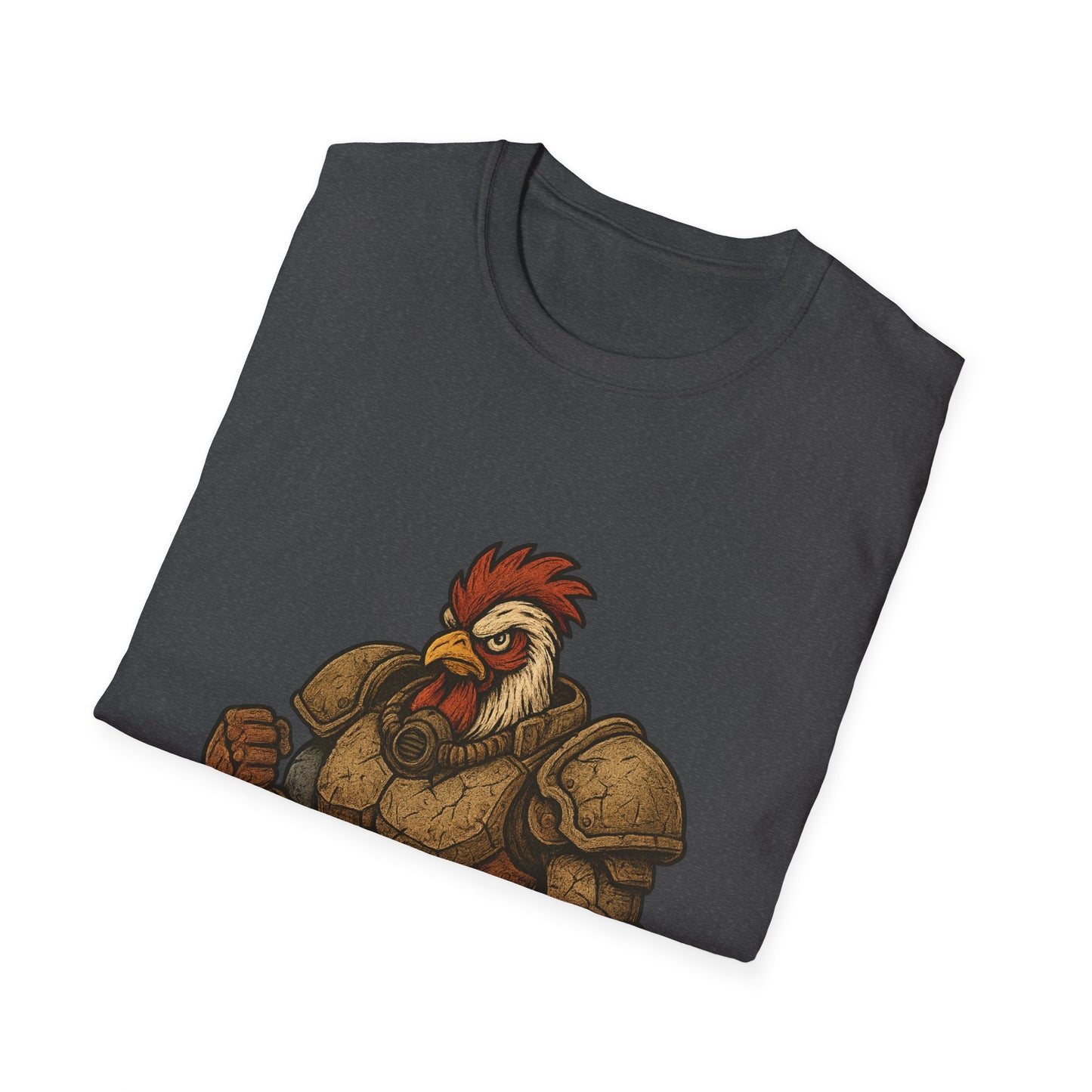 Rooster Softstyle T-Shirt - The Fallout Rooster Design