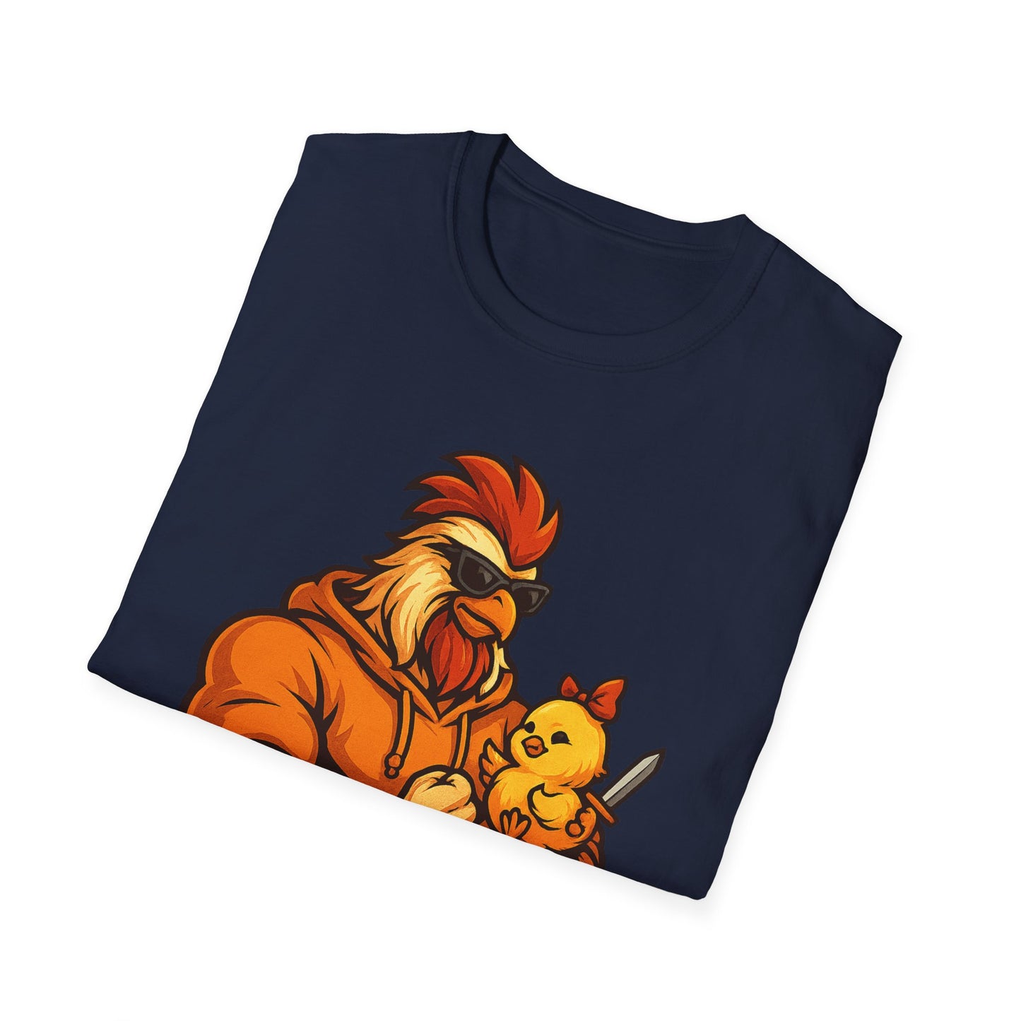 T-Shirt - The Girl Daddy Rooster Daddy Gallo with his little chick