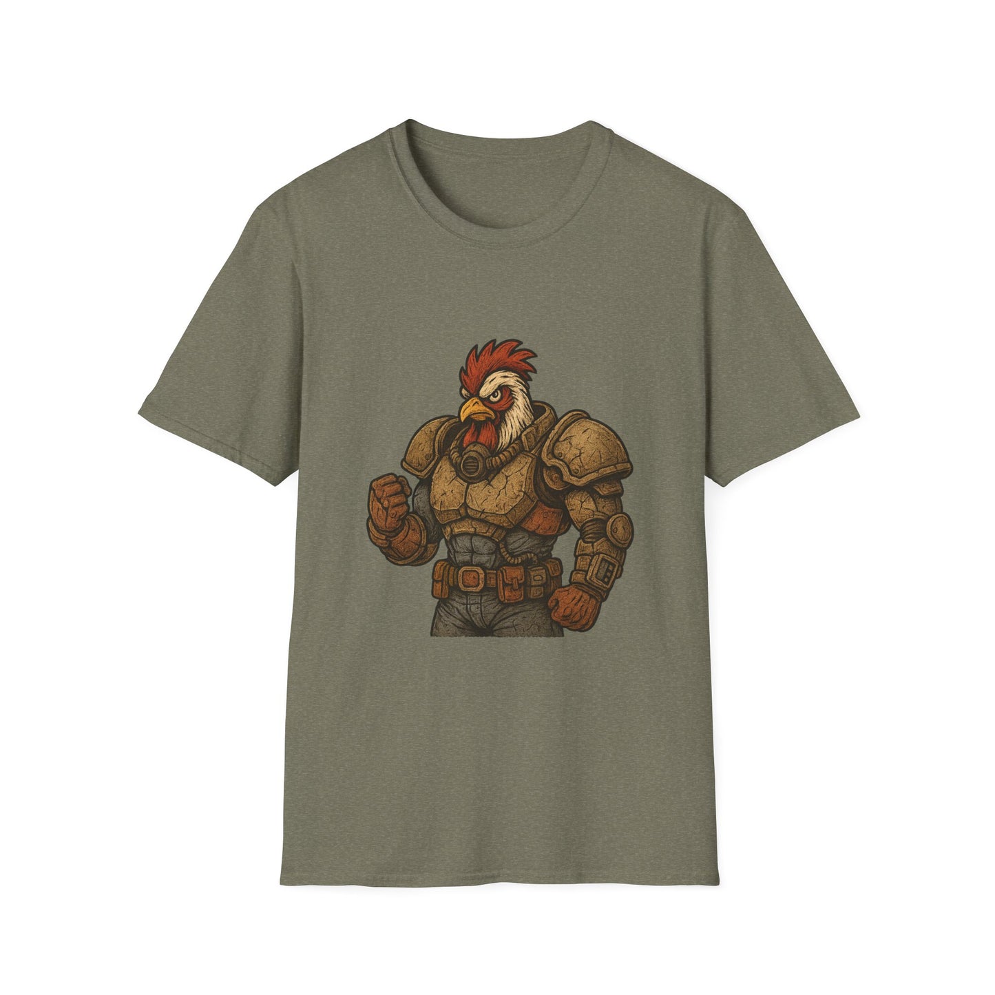 Rooster Softstyle T-Shirt - The Fallout Rooster Design