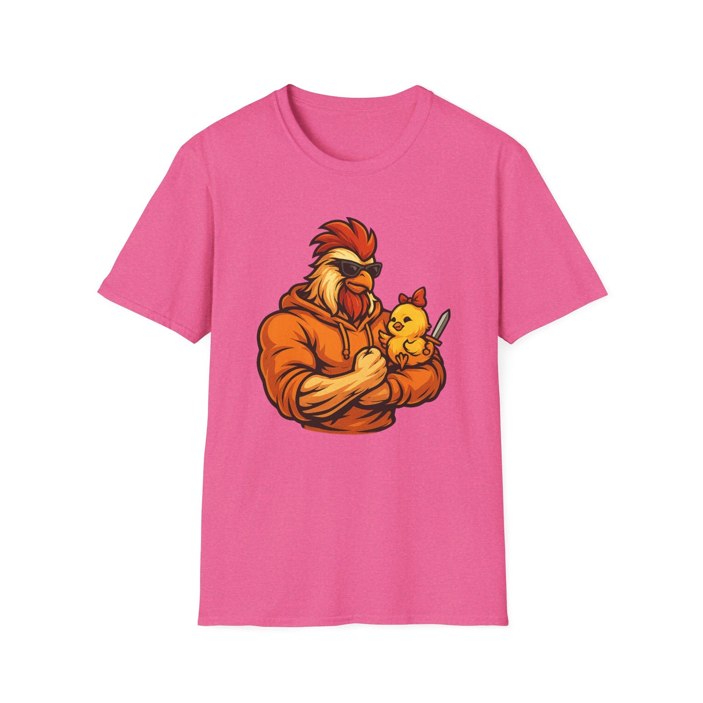 T-Shirt - The Girl Daddy Rooster Daddy Gallo with his little chick