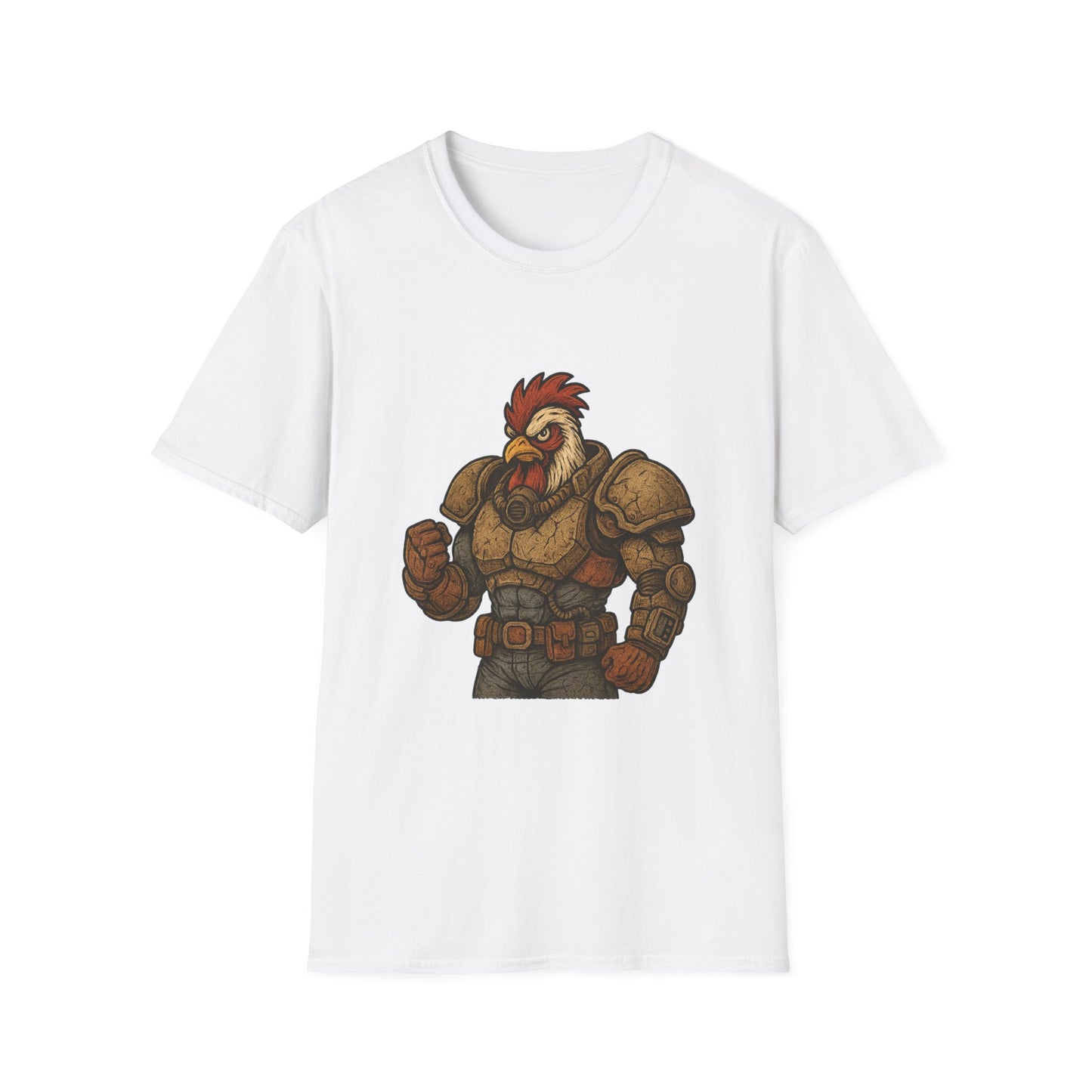 Rooster Softstyle T-Shirt - The Fallout Rooster Design