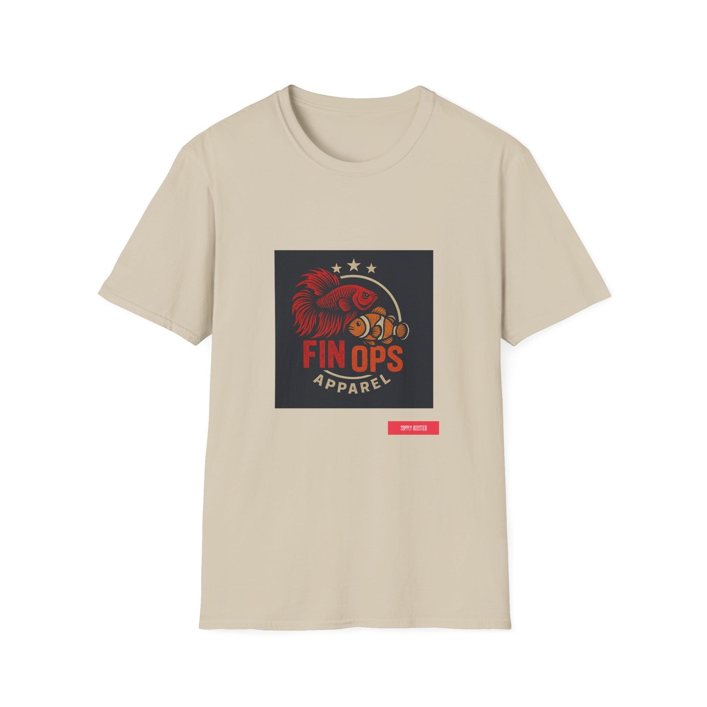 Aquarium Enthusiast Tee - Betta Fish and Clown fish Unisex Softstyle T-Shirt