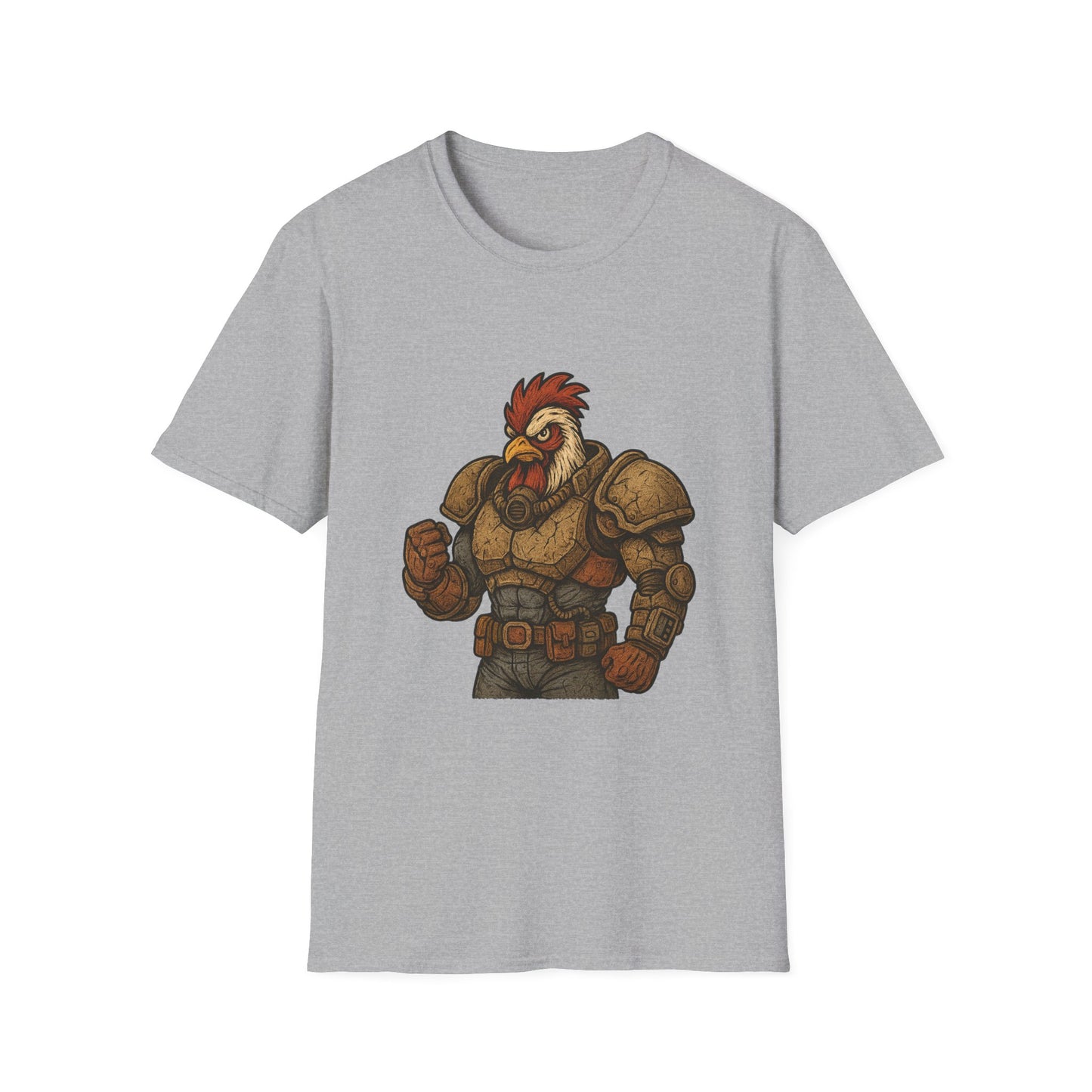 Rooster Softstyle T-Shirt - The Fallout Rooster Design