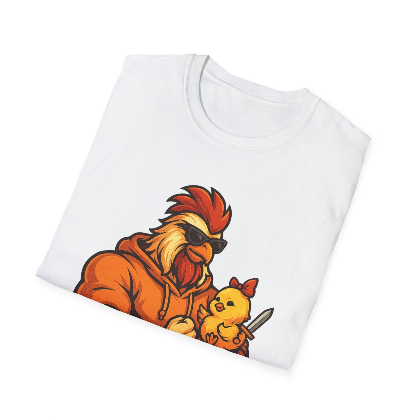 T-Shirt - The Girl Daddy Rooster Daddy Gallo with his little chick