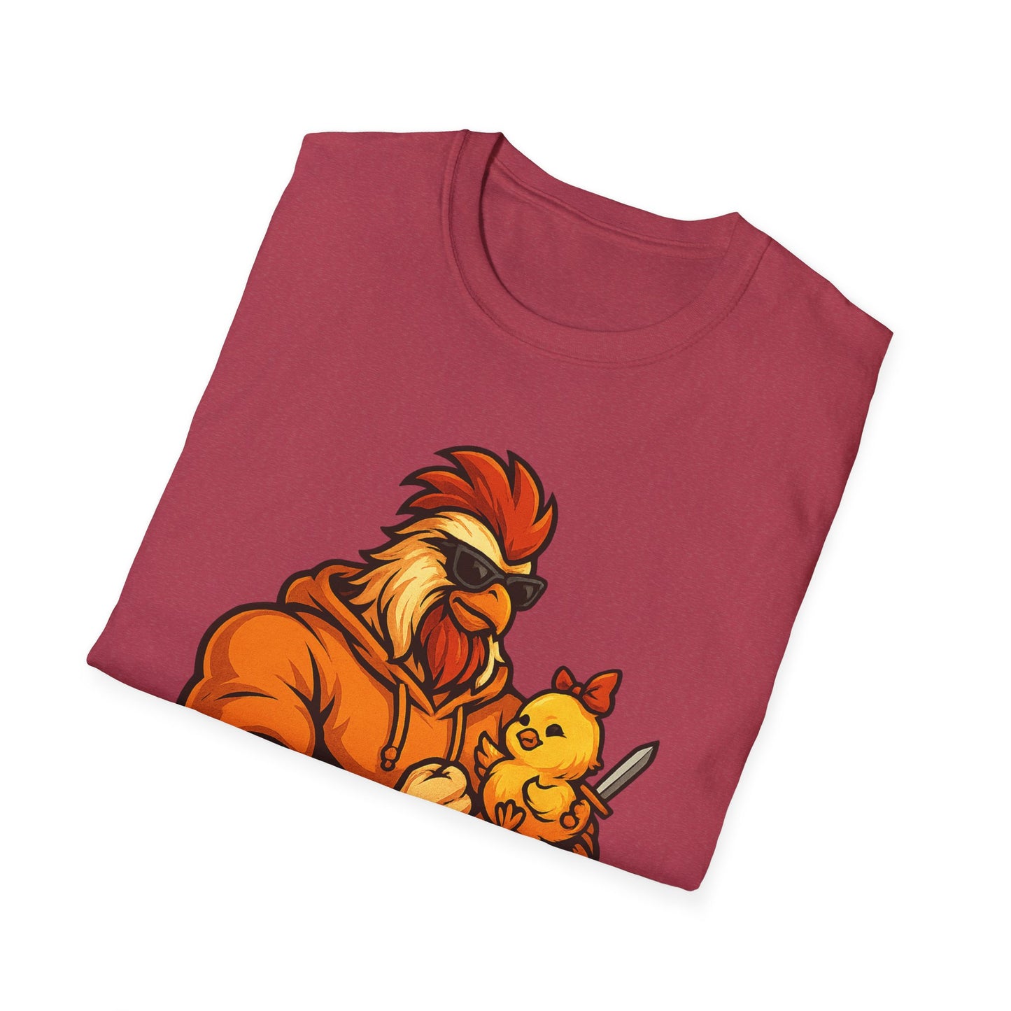 T-Shirt - The Girl Daddy Rooster Daddy Gallo with his little chick