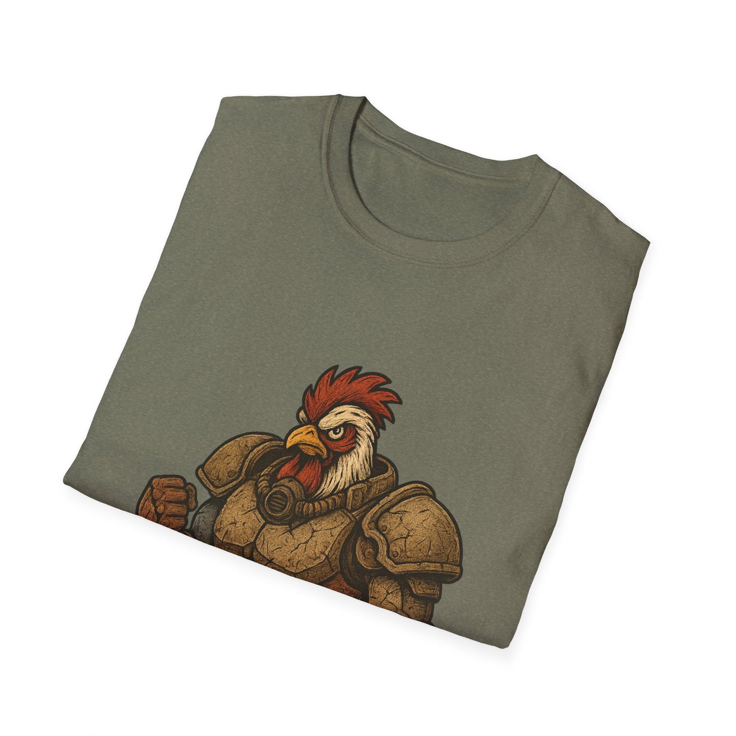Rooster Softstyle T-Shirt - The Fallout Rooster Design