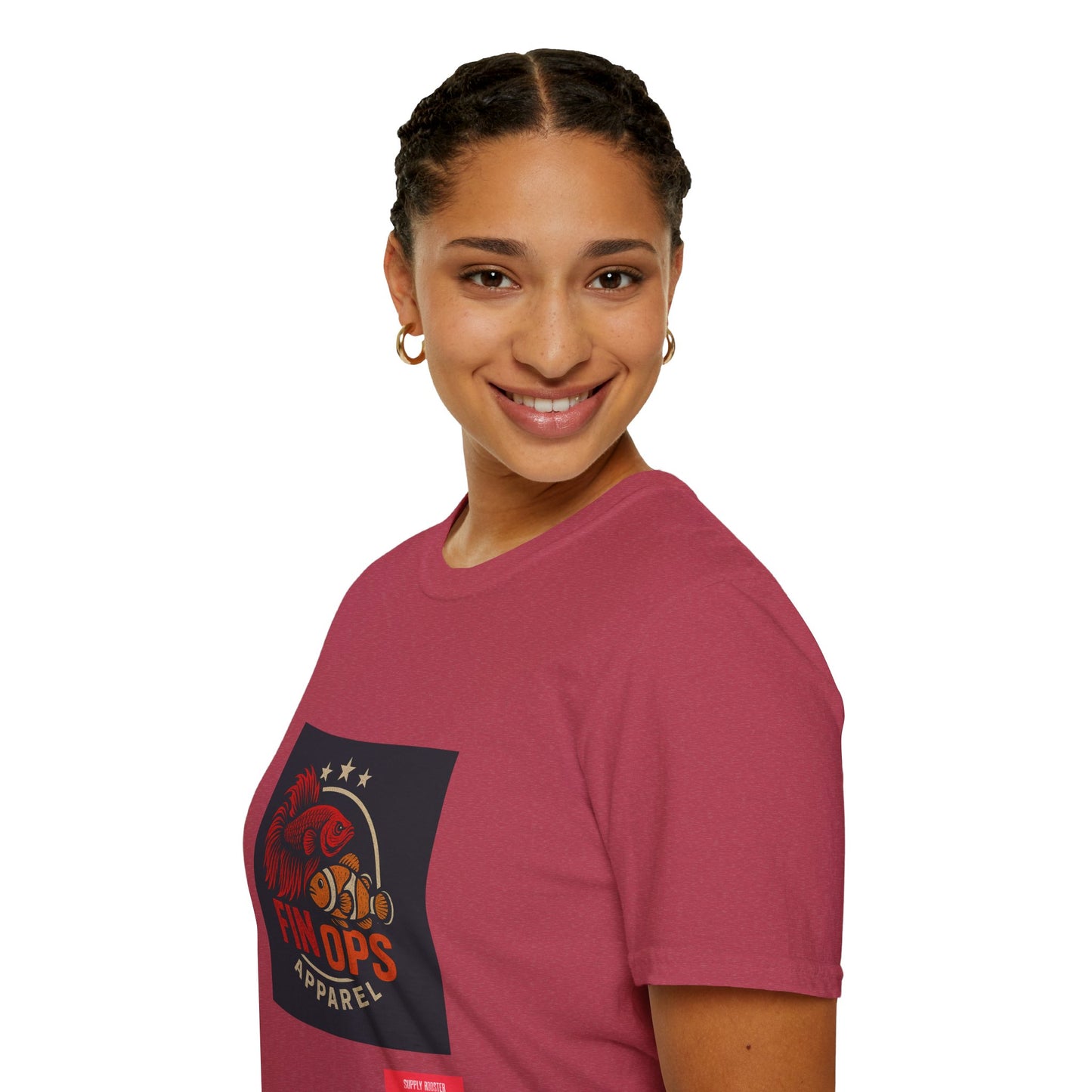 Aquarium Enthusiast Tee - Betta Fish and Clown fish Unisex Softstyle T-Shirt