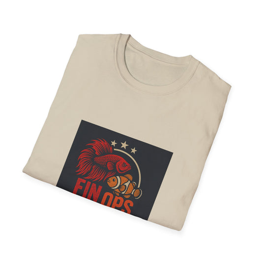 Aquarium Enthusiast Tee - Betta Fish and Clown fish Unisex Softstyle T-Shirt